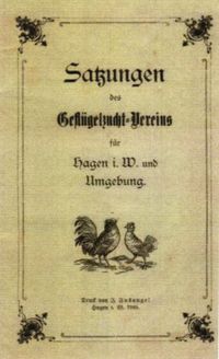 Satzung 1903